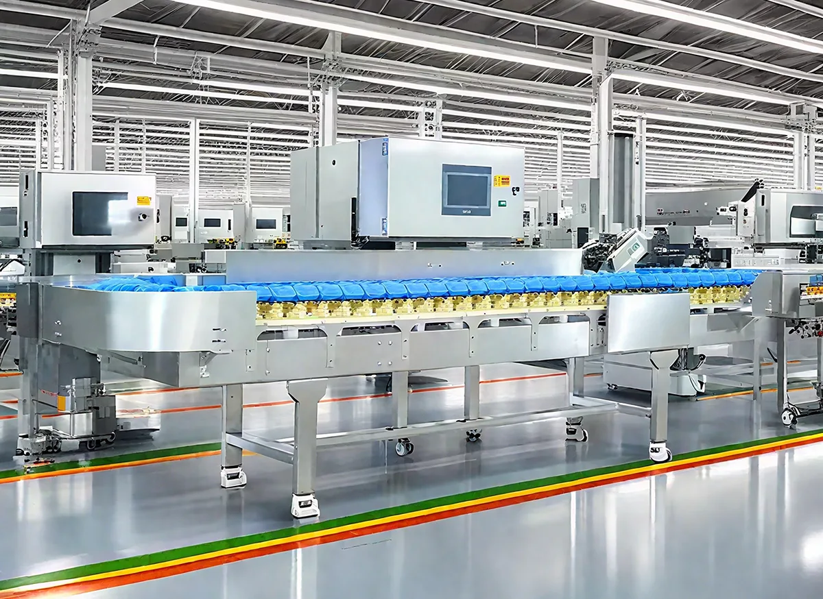 Features Conventus Checkweigher Scale.